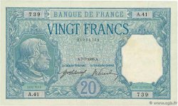 20 Francs BAYARD FRANKREICH  1916 F.11.01 VZ