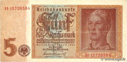 5 Reichsmark GERMANY  1942 P.186 VF