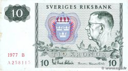 10 Kronor SWEDEN  1977 P.52d