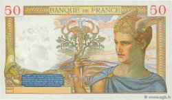 50 Francs CÉRÈS modifié FRANKREICH  1937 F.18.01 VZ+