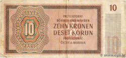 10 Korun BOHÊME ET MORAVIE  1942 P.08a TB