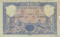 100 Francs BLEU ET ROSE FRANKREICH  1889 F.21.02 S