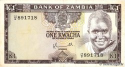 1 Kwacha SAMBIA  1979 P.19a