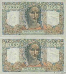 1000 Francs MINERVE ET HERCULE Consécutifs FRANCE  1945 F.41.05 XF