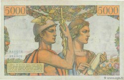 5000 Francs TERRE ET MER FRANCE  1949 F.48.02 VF-