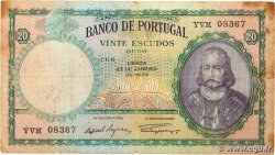 20 Escudos PORTUGAL  1959 P.153b