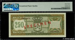 250 Gulden Spécimen NETHERLANDS ANTILLES  1967 P.13s FDC