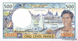 500 Francs POLYNESIA, FRENCH OVERSEAS TERRITORIES  2000 P.01e UNC