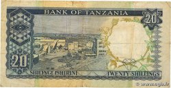 20 Shillings TANZANIA  1966 P.03a F