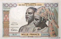 1000 Francs ESTADOS DEL OESTE AFRICANO  1959 P.004 EBC