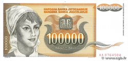 100000 Dinara YOUGOSLAVIE  1993 P.118 NEUF