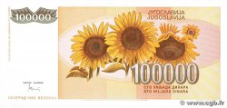 100000 Dinara YOUGOSLAVIE  1993 P.118 NEUF