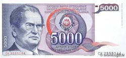 5000 Dinara YOUGOSLAVIE  1985 P.093a NEUF