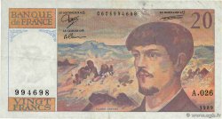 20 Francs DEBUSSY FRANCE  1989 F.66.10A26 TTB