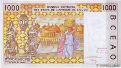 1000 Francs WEST AFRIKANISCHE STAATEN  1999 P.111Ai VZ