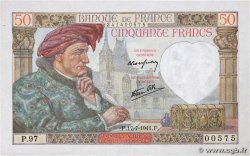 50 Francs JACQUES CŒUR Numéro spécial FRANCE  1941 F.19.12