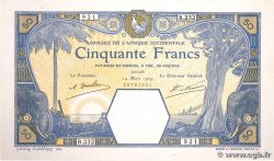 50 Francs DAKAR FRENCH WEST AFRICA Dakar 1929 P.09Bc