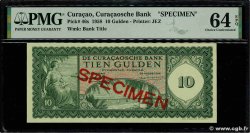 10 Gulden Spécimen CURAçAO  1958 P.46 fST+