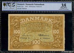 100 Kroner DENMARK  1943 P.033d