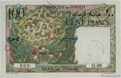 100 Francs Spécimen DJIBOUTI  1952 P.26s AU-