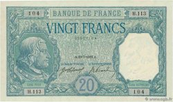 20 Francs BAYARD FRANCIA  1916 F.11.01 EBC+