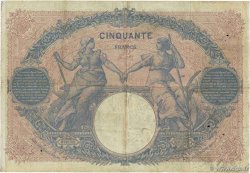 50 Francs BLEU ET ROSE FRANCIA  1899 F.14.11 MB