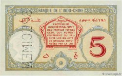 5 Francs Spécimen DJIBUTI  1936 P.06bs AU+