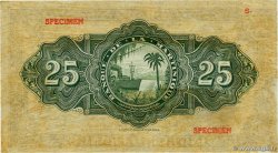 25 Francs Spécimen MARTINIQUE  1943 P.17s EBC