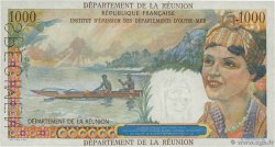 1000 Francs Union Française Spécimen ÎLE DE LA RÉUNION  1964 P.52s pr.SPL