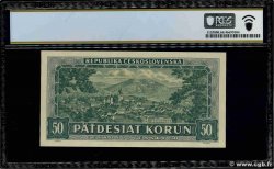 50 Korun CZECHOSLOVAKIA  1948 P.066a UNC