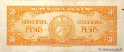 50 Pesos CUBA  1958 P.081b MBC