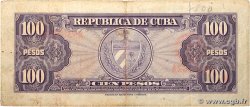 100 Pesos CUBA  1950 P.082a BC+