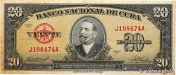 20 Pesos  KUBA  1958 P.080b