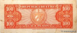 100 Pesos CUBA  1959 P.093a MB