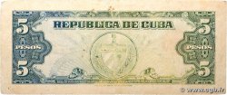 5 Pesos CUBA  1960 P.091b F