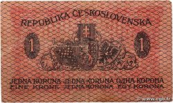 1 Koruna CHECOSLOVAQUIA  1919 P.006a BC