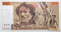 100 Francs DELACROIX imprimé en continu FRANKREICH  1993 F.69bis.08