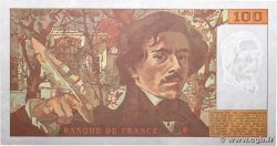 100 Francs DELACROIX imprimé en continu FRANCIA  1993 F.69bis.08 SPL