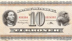 10 Kroner DÄNEMARK  1963 P.044s