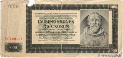 1000 Korun BöHMEN UND Mähren  1942 P.15