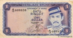 1 Ringgit - 1 Dollar BRUNEI  1976 P.06a