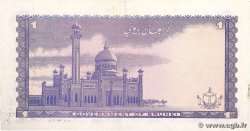 1 Ringgit - 1 Dollar BRUNEI  1972 P.06a VF