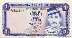 1 Ringgit - 1 Dollar BRUNEI  1978 P.06a