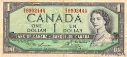 1 Dollar CANADA  1954 P.075d F