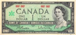 1 Dollar Commémoratif KANADA  1967 P.084a