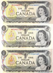 1 Dollar Lot CANADA  1973 P.085b TTB