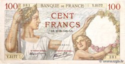 100 Francs SULLY FRANCIA  1939 F.26.18 q.BB