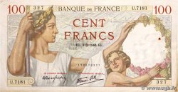 100 Francs SULLY FRANKREICH  1940 F.26.22 SS