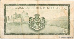 10 Francs LUXEMBOURG  1954 P.48a TB