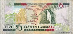 5 Dollars EAST CARIBBEAN STATES  2008 P.47a F